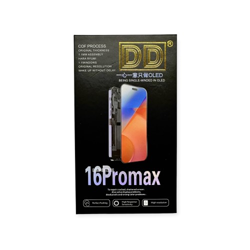 Дисплей + Тъч скрийн за iPhone 16 PRO MAX - DD Hard Oled