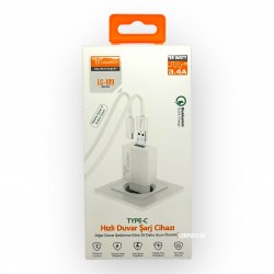 Зарядно устройство 220V + Кабел USB Type C (бързо зареждане)