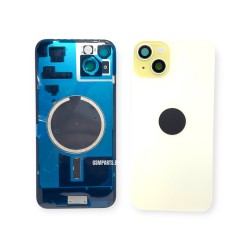 Оборудван Заден капак / Задно стъкло за iPhone 15 Plus - Yellow/Жълт