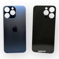Заден капак / Задно стъкло за iPhone 15 Pro Max - Blue/Син