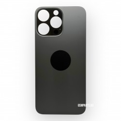 Заден капак / Задно стъкло за iPhone 15 Pro Max - Black/Черен