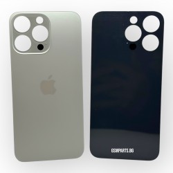 Заден капак / Задно стъкло за iPhone 15 Pro Max - Gray/Сив
