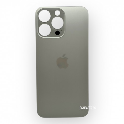 Заден капак / Задно стъкло за iPhone 15 Pro Max - Gray/Сив