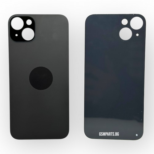 Заден капак / Задно стъкло за iPhone 15 Plus - Black/Черен
