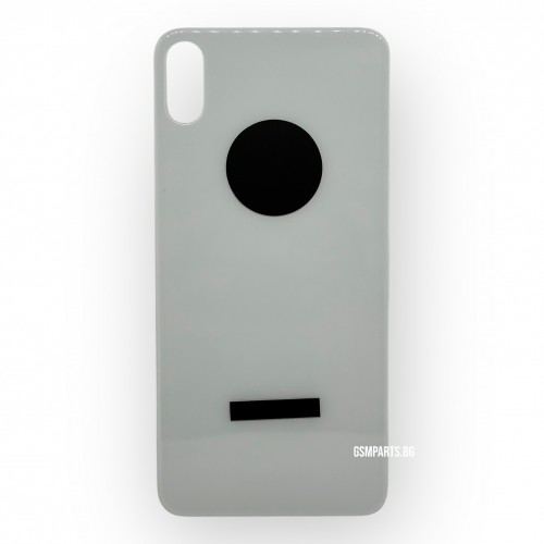 Заден капак / Задно стъкло за iPhone XS Max - White/Бял