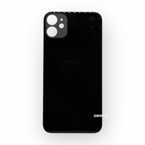 Заден капак / Задно стъкло за iPhone 11 - Black/Черен