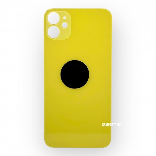 Заден капак / Задно стъкло за iPhone 11 - Yellow/Жълт