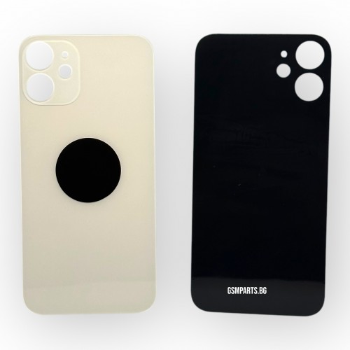 Заден капак / Задно стъкло за iPhone 12 mini - White/Бял