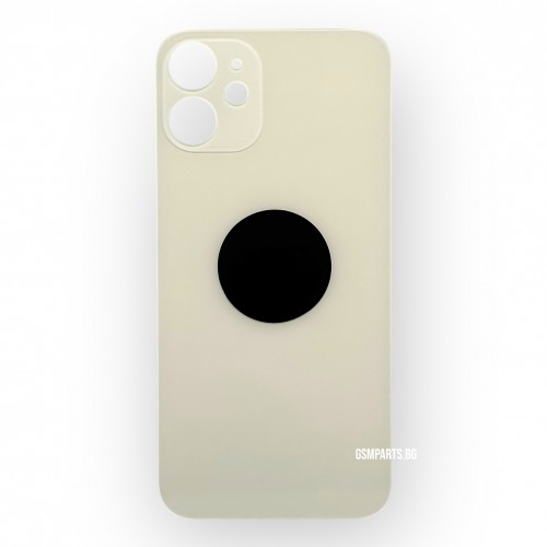 Заден капак / Задно стъкло за iPhone 12 mini - White/Бял