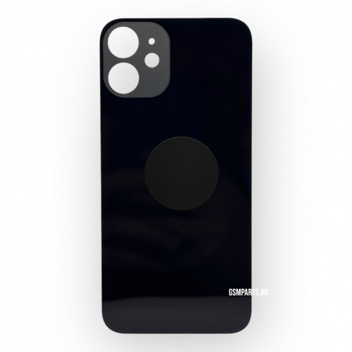 Заден капак / Задно стъкло за iPhone 12 mini - Black/Черен