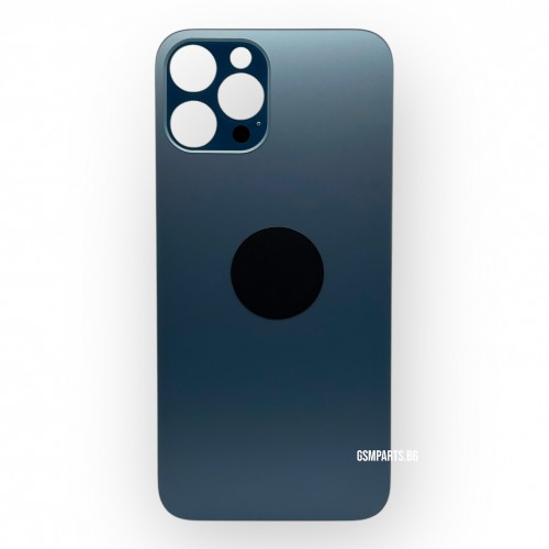Заден капак / Задно стъкло за iPhone 12 Pro Max - Blue/Син