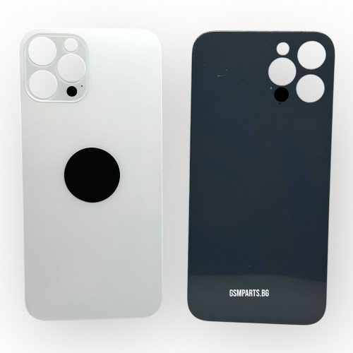 Заден капак / Задно стъкло за iPhone 12 Pro Max - White/Бял
