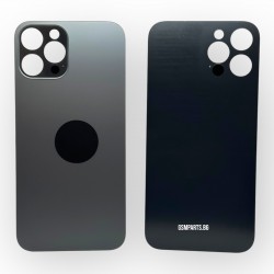 Заден капак / Задно стъкло за iPhone 12 Pro Max - Black/Черен