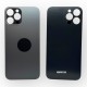 Заден капак / Задно стъкло за iPhone 12 Pro Max - Black/Черен