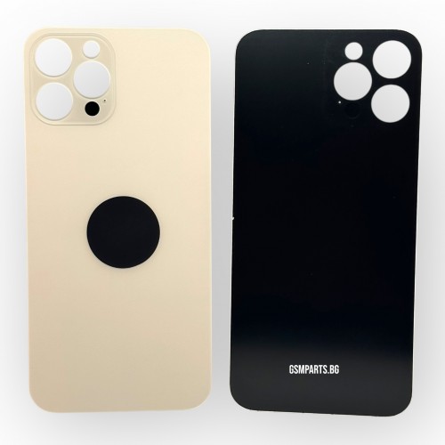 Заден капак / Задно стъкло за iPhone 12 Pro Max - Gold/Златист