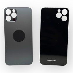 Заден капак / Задно стъкло за iPhone 12 Pro - Black/Черен