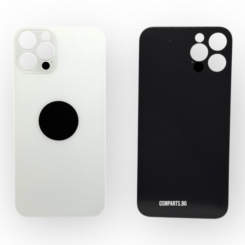 Заден капак / Задно стъкло за iPhone 12 Pro - White/Бял
