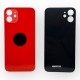 Заден капак / Задно стъкло за iPhone 12 - Red/Червен