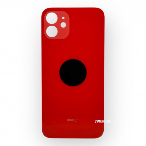 Заден капак / Задно стъкло за iPhone 12 - Red/Червен