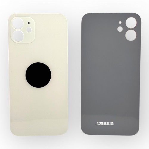 Заден капак / Задно стъкло за iPhone 12 - White/Бял