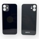 Заден капак / Задно стъкло за iPhone 12 - Black/Черен