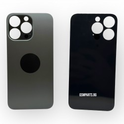 Заден капак / Задно стъкло за iPhone 13 Pro - Black/Черен
