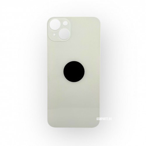 Заден капак / Задно стъкло за iPhone 14 Plus - White/Бял