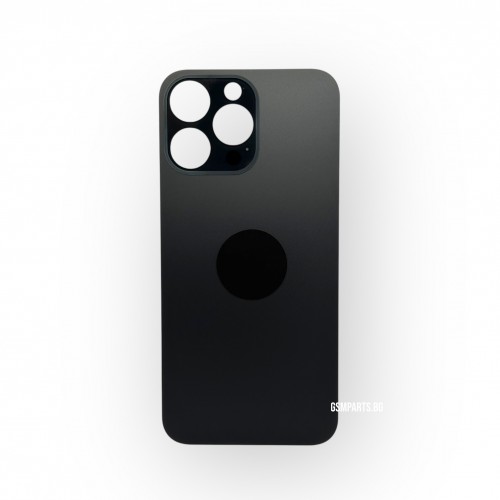 Заден капак / Задно стъкло за iPhone 14 Pro Max - Black/Черен