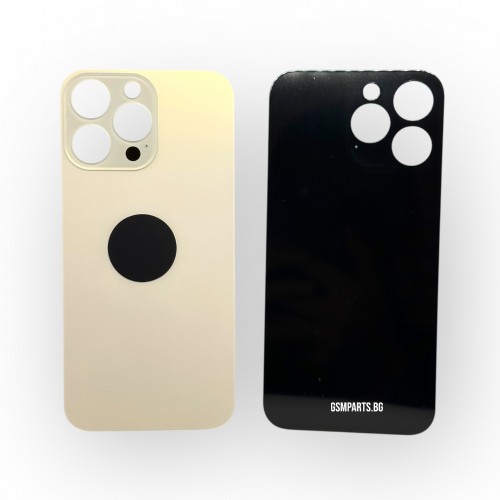 Заден капак / Задно стъкло за iPhone 14 Pro Max - Gold/Златист