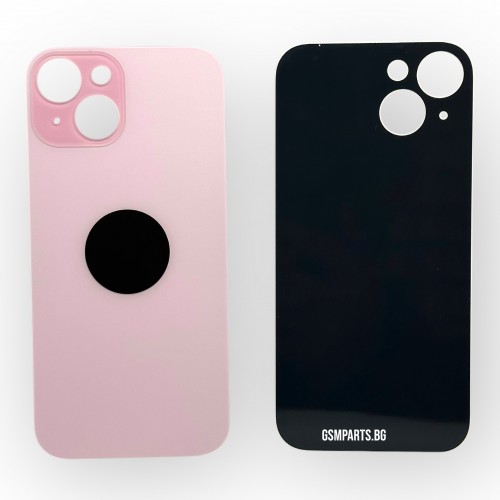 Заден капак / Задно стъкло за iPhone 15 - Pink/Розов