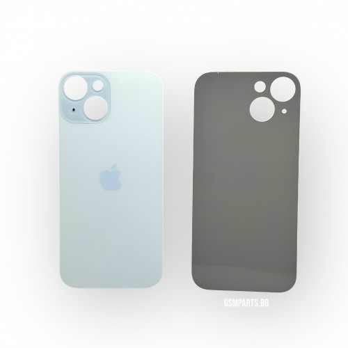 Заден капак / Задно стъкло за iPhone 15 - Blue/Син