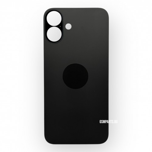 Заден капак / Задно стъкло за iPhone 16 Plus - Black/Черен