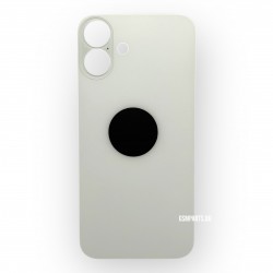 Заден капак / Задно стъкло за iPhone 16 Plus - White/Бял