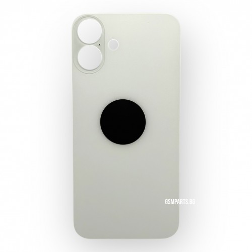 Заден капак / Задно стъкло за iPhone 16 Plus - White/Бял