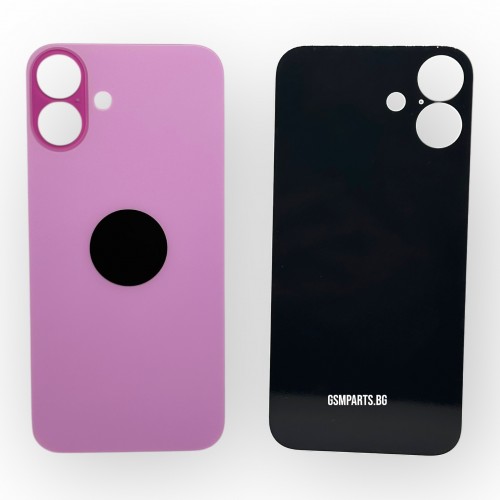 Заден капак / Задно стъкло за iPhone 16 Plus - Pink/Розов