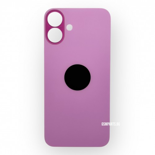 Заден капак / Задно стъкло за iPhone 16 Plus - Pink/Розов
