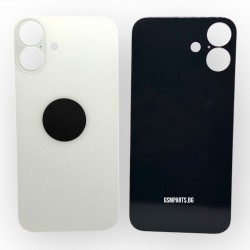 Заден капак / Задно стъкло за iPhone 16 Plus - White/Бял