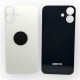 Заден капак / Задно стъкло за iPhone 16 Plus - White/Бял