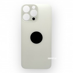 Заден капак / Задно стъкло за iPhone 16 Pro Max - White/Бял