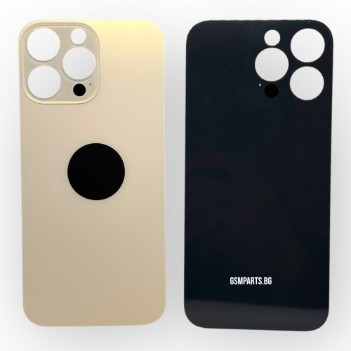 Заден капак / Задно стъкло за iPhone 16 Pro Max - Gold/Златист