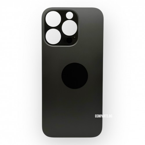 Заден капак / Задно стъкло за iPhone 16 Pro - Black/Черен