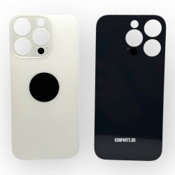 Заден капак / Задно стъкло за iPhone 16 Pro - White/Бял