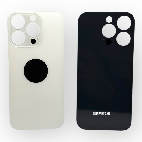 Заден капак / Задно стъкло за iPhone 16 Pro - White/Бял
