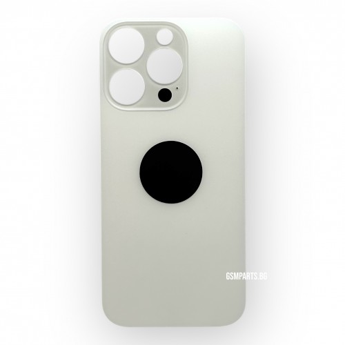 Заден капак / Задно стъкло за iPhone 16 Pro - White/Бял
