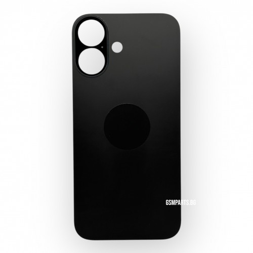 Заден капак / Задно стъкло за iPhone 16 - Black/Черен