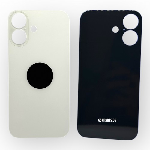 Заден капак / Задно стъкло за iPhone 16 - White/Бял