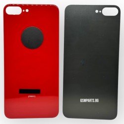Заден капак / Задно стъкло за iPhone 8 Plus - Red/Червен