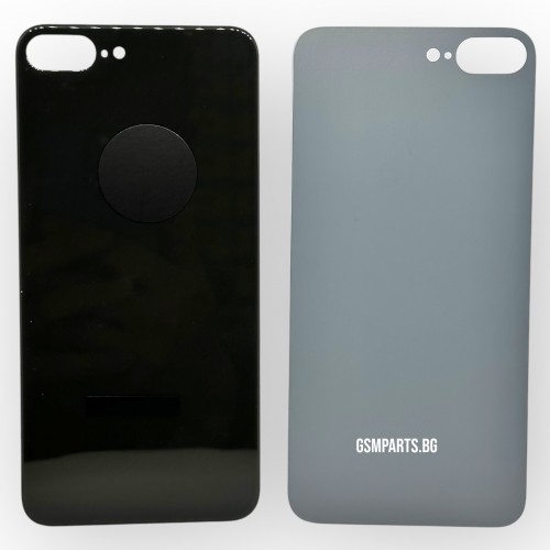 Заден капак / Задно стъкло за iPhone 8 Plus - Black/Черен