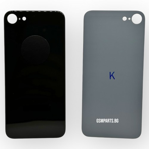 Заден капак / Задно стъкло за iPhone 8G - Black/Черен