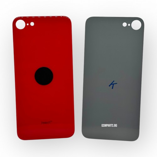 Заден капак / Задно стъкло за iPhone SE 2020 - Red/Червен